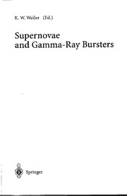 Front cover of Supernovae and gamma-ray bursters by Kurt Weiler