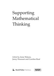 Cover of Supporting mathematical thinking by Jenny Houssart