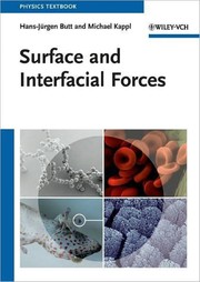 Cover of Surface and interfacial forces by Hans-Jürgen Butt