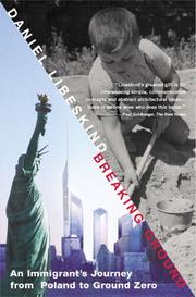 Cover of Breaking Ground by Daniel Libeskind