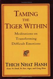 Cover of Taming the Tiger Within by Thích Nhất Hạnh