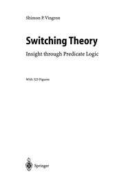 Cover of Switching Theory by Shimon P. Vingron