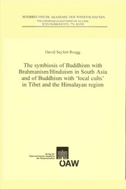 Cover of The Symbiosis of Buddhism with Brahmanism/Hinduism in South Asia and of Buddhism with "local cults" in Tibet and the Himalayan region by David Seyfort Ruegg