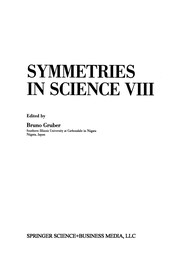 Cover of Symmetries in Science VIII by Bruno Gruber