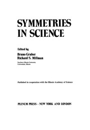 Front cover of Symmetries in Science by Bruno Gruber