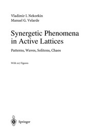Front cover of Synergetic phenomena in active lattices by Vladimir I. Nekorkin