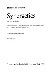 Front cover of Synergetics by Hermann Haken
