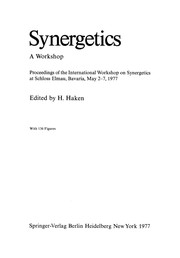 Cover of Synergetics by Hermann Haken