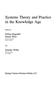 Front cover of Systems Theory and Practice in the Knowledge Age by Gillian Ragsdell