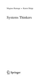 Cover of Systems Thinkers by Magnus Ramage