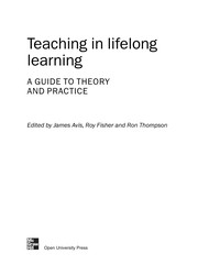 Cover of Teaching in lifelong learning by James Avis