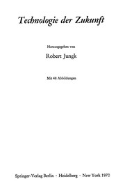 Front cover of Technologie der Zukunft by Robert Jungk