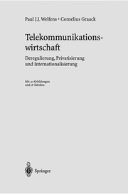 Front cover of Telekommunikationswirtschaft by Paul J. J. Welfens