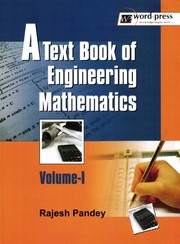 Front cover of A text book of engineering mathematics by Rajesh Pandey