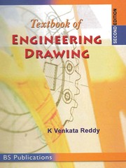 Front cover of Textbook of Engineering Drawing by K. Venkata Reddy