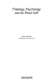 Front cover of Theology, psychology, and the plural self by Léon Turner