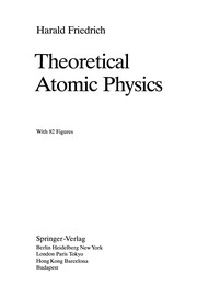 Cover of Theoretical Atomic Physics by Harald Friedrich