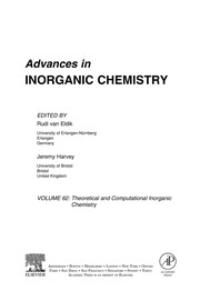 Front cover of Theoretical and computational inorganic chemistry by Rudi van Eldik