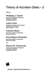 Front cover of Theory of Accretion Disks - 2 by Wolfgang J. Duschl
