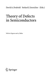Front cover of Theory of defects in semiconductors by David A. Drabold