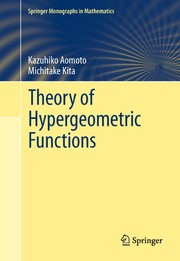 Front cover of Theory of hypergeometric functions by Kazuhiko Aomoto