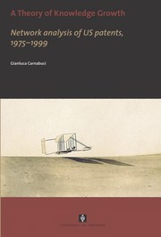 Front cover of A theory of knowledge growth by Carnabuci, Gianluca