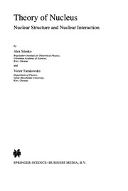 Front cover of Theory of Nucleus by A. G. Sitenko