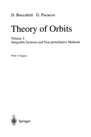 Cover of Theory of Orbits by Dino Boccaletti