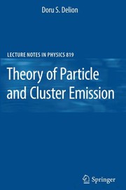 Front cover of Theory of particle and cluster emission by D. S. Delion