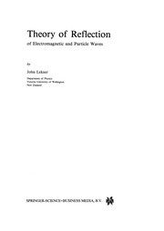 Front cover of Theory of Reflection of Electromagnetic and Particle Waves by John Lekner