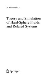 Front cover of Theory and simulation of hard-sphere fluids and related systems by Angel Mulero