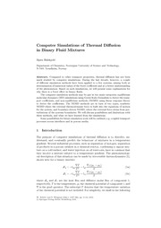 Front cover of Thermal nonequilibrium phenomena in fluid mixtures by International Meeting on Thermodiffusion (4th 2000 Bayreuth, Germany)