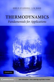 Cover of Thermodynamics by John P. O'Connell