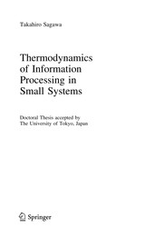 Front cover of Thermodynamics of Information Processing in Small Systems by Takahiro Sagawa
