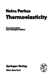 Cover of Thermoelasticity by Heinz Parkus
