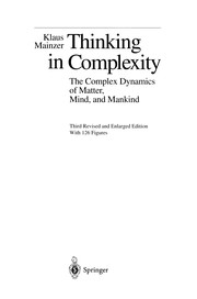 Cover of Thinking in Complexity by Klaus Mainzer