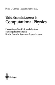 Front cover of Third Granada lectures in compuptational physics by Granada Seminar on Computational Physics (3rd 1994 Granada, Spain)