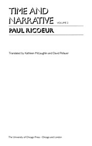 Front cover of Time and Narrative (Time & Narrative) by Paul Ricœur