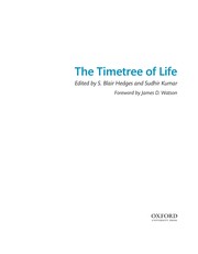 Front cover of The timetree of life by S. Blair Hedges