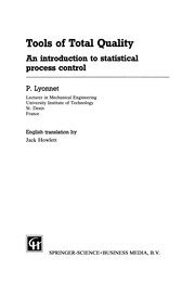 Front cover of Tools of Total Quality by P. Lyonnet