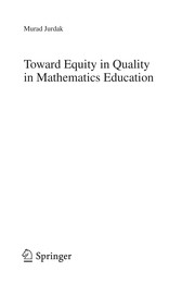 Front cover of Toward Equity in Quality in Mathematics Education by Murad Jurdak