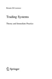 Cover of Trading Systems by Renato Di Lorenzo