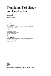 Cover of Transition, Turbulence and Combustion by M. Y. Hussaini