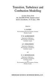 Cover of Transition, Turbulence and Combustion Modelling by A. Hanifi