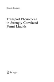 Front cover of Transport Phenomena in Strongly Correlated Fermi Liquids by Hiroshi Kontani