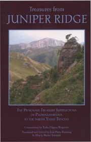 Cover of Treasures from Juniper Ridge by Padma Sambhava