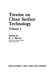 Front cover of Treatise on Clean Surface Technology by K. L. Mittal