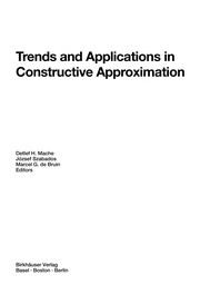 Cover of Trends and applications in constructive approximation by Detlef H. Mache