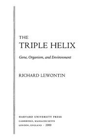 Cover of Gene, organismo e ambiente by Richard C. Lewontin