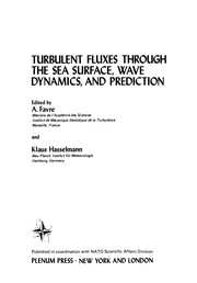 Front cover of Turbulent Fluxes Through the Sea Surface, Wave Dynamics, and Prediction by A. Favre